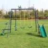 Dexmalle Metal Swing Set W/ Slide -Fradel & Spies GUEST ba11f9e0 8c16 438e a7f9 d021b4342ba3