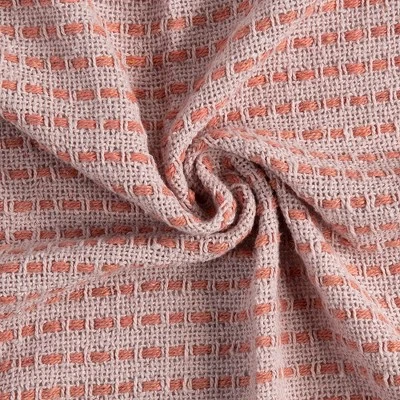 Dexmalle Decorative Pink Cotton Throw Blanket With Tassels,2Pack 6 Dexmalle Decorative Pink Cotton Throw Blanket With Tassels,2Pack - Image 4