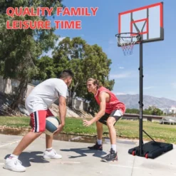 Dexmalle Adjustable Portable Basketball Goal For Indoor Outdoor