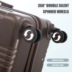 Dexmalle 3 Pcs/set In ABS Spinner Wheel Luggage -Fradel & Spies GUEST bde8af67 66d4 4f38 b46b 376933568a9c