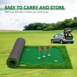 Dexmalle Golf Training Mat With High-quality Turf -Fradel & Spies GUEST bee826bc ff78 476c b42a ade3035354d0