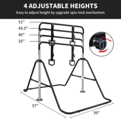 Dexmalle Adjustable Height Children's Horizontal Gymnastic Bar -Fradel & Spies GUEST c13592f8 f855 4dbc b5b8 fb3bc64b6a73
