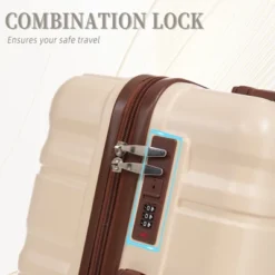Dexmalle 3 Pcs/set In ABS Spinner Wheel Luggage With Combination Lock -Fradel & Spies GUEST c2e14551 059d 48b4 a0ee 6e888a6fad31