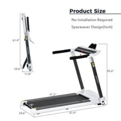 Dexmalle Foldable For Home Gym Fitness Workout Jogging Walking -Fradel & Spies GUEST c34d0029 1732 47ce 8e7b 583acdb7b484