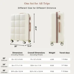 Dexmalle Expandable ABS Durable Suitcase With Travel Bag -Fradel & Spies GUEST c3ab6f9a 4c9c 4e5d b18b da14b2d8a860
