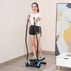 Dexmalle Twist Stair Stepper Machine With Rocking Handlebars