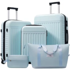 Dexmalle Hardside Carry On Suitcase With Travel Bags 5 Piece -Fradel & Spies GUEST c598483b a121 488d 8295 ceee981ae4ab