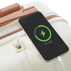 Dexmalle Expandable ABS Durable Suitcase With Travel Bag -Fradel & Spies GUEST c5c8e231 d02c 4c8a 8a4f 37099cef50cf