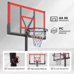 Dexmalle Adjustable Portable Basketball Goal For Indoor Outdoor -Fradel & Spies GUEST c5fde88c ed60 47ea 946a 4f4b945576c5