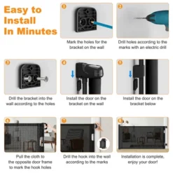 Dexmalle Retractable Baby Gate -Fradel & Spies GUEST c648ee9b 92c9 42cb 95dd 7ae0b3361914 1