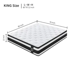 Dexmalle Hybrid Mattress Individual Pocket Spring Oeko-Tex 100 Breathable Memory Foam -Fradel & Spies GUEST c8053dc9 4d73 4ca5 a31f c2f9f9b2fed2