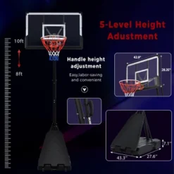 Dexmalle Portable Basketball Hoop Basketball System 22 Dexmalle Portable Basketball Hoop Basketball System -Fradel & Spies GUEST c8444df4 eb7c 45b7 bf3f 006221fa077b