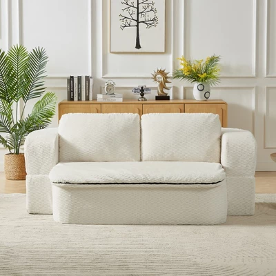 Dexmalle Modern Folding Futon Floor Foam Compression Sofa Bed 3 Dexmalle Modern Folding Futon Floor Foam Compression Sofa Bed