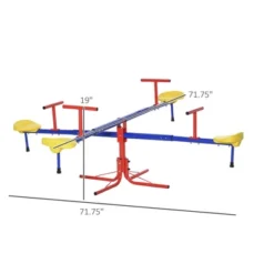 Dexmalle Kids Seesaw Swivel Teeter Totter With 360° Spinning -Fradel & Spies GUEST c8ca75f1 8762 41ed 9cc9 4865fa03f45f