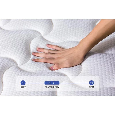Dexmalle 10 Inch Breathable Cool Cover Memory Foam Spring Hybrid Mattress 10 Dexmalle 10 Inch Breathable Cool Cover Memory Foam Spring Hybrid Mattress - Image 8