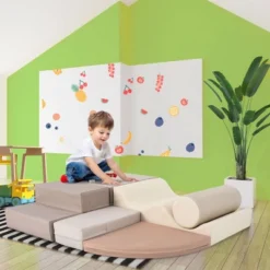 Dexmalle Soft Climb And Crawl Foam Playset 6 In 1 -Fradel & Spies GUEST c8ebe1c7 da44 4f29 8907 2bd74bde6ee3