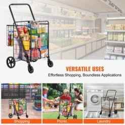 Dexmalle Folding Shopping Cart