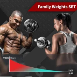 Dexmalle Adjustable Dumbbell Set