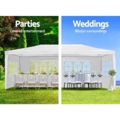 Dexmalle 10'x30' Outdoor Party Wedding Tent With 8 Removable Sidewalls -Fradel & Spies GUEST c9b92f3b a672 4a1c 90e0 629fd4bc0460 1