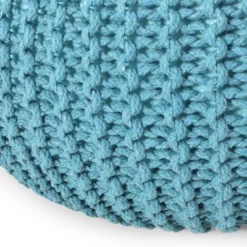 Dexmalle Modern Blue Weave Pouf -Fradel & Spies GUEST cb7dbc6f aaab 4baa 9f2b e2c8b2ef8bd9