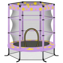 Dexmalle 55 Inch Kids Trampoline With Safety Enclosure Net 11 Dexmalle 55 Inch Kids Trampoline With Safety Enclosure Net -Fradel & Spies GUEST cbe7319d 2d27 4282 b97e 4b59b711f106