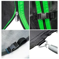 Dexmalle 16FT Round Outdoor Trampoline For Kids With Safety Enclosure Net, Basketball Hoop And Ladder -Fradel & Spies GUEST ce2c8abc 2e37 4c16 9673 84aad93c1687