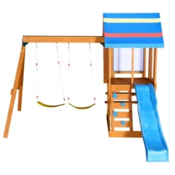 Dexmalle Wooden Outdoor Swing Set 3 In 1 Swing Set -Fradel & Spies GUEST ce728b0f 9f86 4ab2 b6d1 19f88f33c369