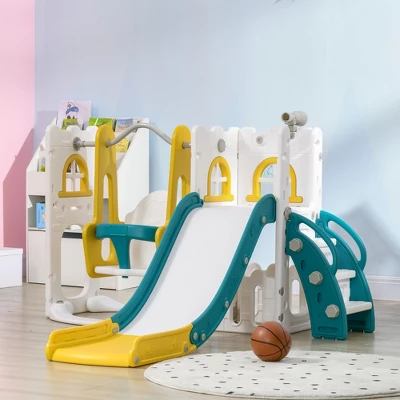 Dexmalle 6 In 1 Toddler Slide And Swing Set 4 Dexmalle 6 In 1 Toddler Slide And Swing Set - Image 2