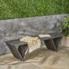 Dexmalle Unique Slat Patio Bench