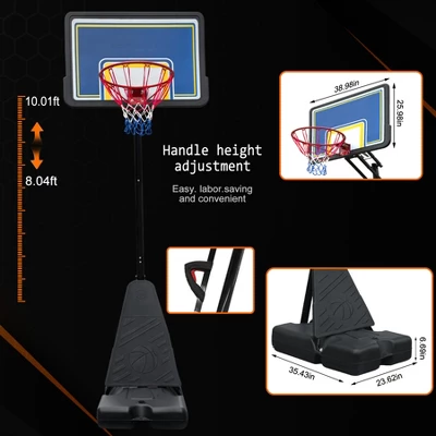 Dexmalle Portable Basketball Hoop For Youth Adults 4 Dexmalle Portable Basketball Hoop For Youth Adults - Image 2