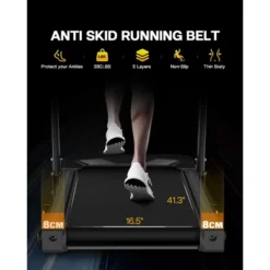 Dexmalle Folding Treadmill For Home Electric Treadmill Workout Running Machine -Fradel & Spies GUEST d602eb73 4b93 4151 ad98 ba3cff0978e5