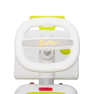 Dexmalle 12V Kids Ride On Go-Karts Electric Cleaning Vehicle W/ Music & Light 6 Dexmalle 12V Kids Ride On Go-Karts Electric Cleaning Vehicle W/ Music & Light - Image 4