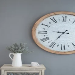 Dexmalle Grant Oversized Wall Clock With Fir Wood Frame 13 Dexmalle Grant Oversized Wall Clock With Fir Wood Frame -Fradel & Spies GUEST d8364ab4 f5d5 4c48 9ffd c7bb5c8a09e4
