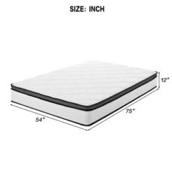 Dexmalle 12 Inch Hybrid Mattress In A Box -Fradel & Spies GUEST d8656f14 6c87 4233 93e3 e1675849a0aa