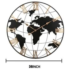 Dexmalle 36 Inch Extra Giant Large Black Metal Wall Clock 19 Dexmalle 36 Inch Extra Giant Large Black Metal Wall Clock -Fradel & Spies GUEST dbd382e6 2771 4584 b3d2 2aa1fe6cfc1d