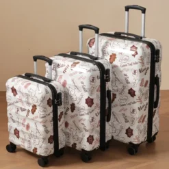 Dexmalle Vibrant Glossy Luggage Set 3 Piece