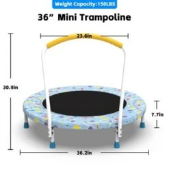 Dexmalle 36inch Mini Trampoline For Kids -Fradel & Spies GUEST dc07e372 334c 48dd 87cd 97b8e9d7092b