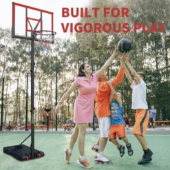 Dexmalle 44 Inch Backboard Portable Basketball Goal System -Fradel & Spies GUEST dc16b8cf be4a 429e 9d43 27e8364e4e5b