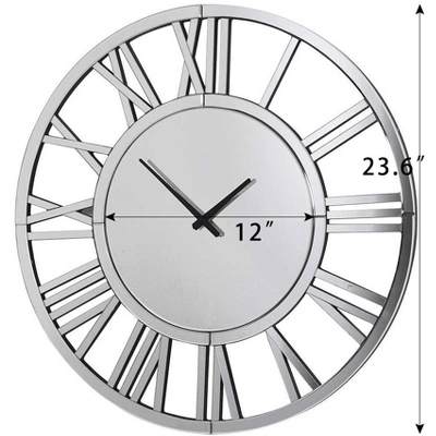 Dexmalle 24" Large Wall Clock Decorative 6 Dexmalle 24" Large Wall Clock Decorative - Image 4