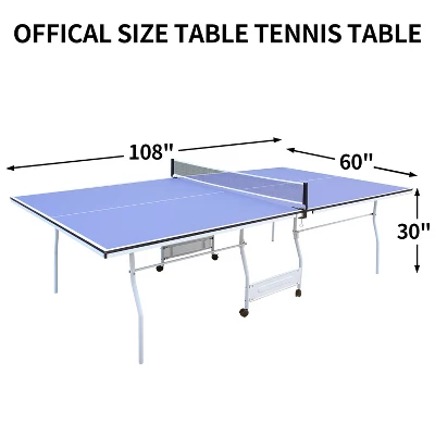Dexmalle 9ft Mid-Size Table Tennis Table Foldable 10 Dexmalle 9ft Mid-Size Table Tennis Table Foldable - Image 8