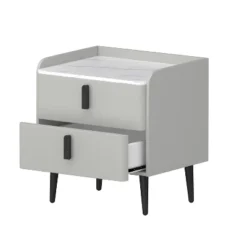 Dexmalle Night Stand With Marble-Pattern Tabletop -Fradel & Spies GUEST e0c70f53 29eb 47aa 81c4 c49b1624f899