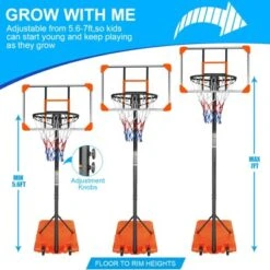 Dexmalle Portable Basketball Goal System With Stable Base And Wheel -Fradel & Spies GUEST e4734b39 b8f1 420f a3c1 444045b90797