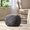 Dexmalle Hazel Knitted Cotton Yarn 20 X 20 Round Pouf -Fradel & Spies GUEST e5a0c858 e5ef 48f4 9ed7 ccec6cf6e8f0