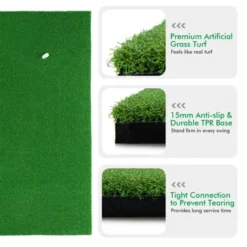 Dexmalle 5 X 3.8 FT Golf Hitting Mat Artificial Indoor Outdoor Turf Golf Training Mat -Fradel & Spies GUEST e889ed2a 38ec 4040 8ffd 19abbf078996