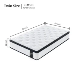 Dexmalle TWIN Size 12 Inch Hybrid Mattress Individual Pocket Spring 17 Dexmalle TWIN Size 12 Inch Hybrid Mattress Individual Pocket Spring -Fradel & Spies GUEST e8df5c5a 339e 4ede aa27 4fba751e08a8
