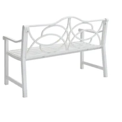 Dexmalle White Outdoor Garden Patio Bench -Fradel & Spies GUEST eaaa4c93 bb4b 4fd1 ac71 b45d8a5db7f3