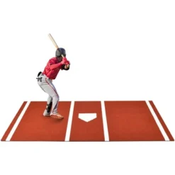 Dexmalle 10x3.8 Ft Indoor/Outdoor Portable Baseball Softball Hitting Mat -Fradel & Spies GUEST eb0cd5bb d02a 4dc6 be87 239ce60631aa