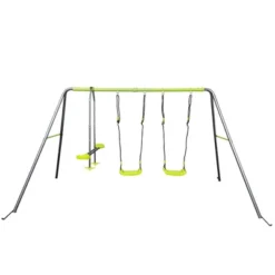 Dexmalle Lime Green Interesting Swingset With Plastic Safe Swing Set -Fradel & Spies GUEST eb566eec 3ad8 4a44 a9f0 f099597e5ac3