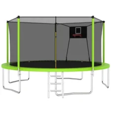 Dexmalle 14FT Trampoline ,Sports Fitness Trampolines With Enclosure Net -Fradel & Spies GUEST ed17afcf b5d7 46c7 86bc e70ffcc93509