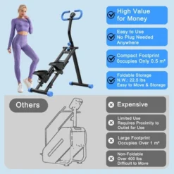 Dexmalle Stair Stepper For Home-Upgrade Vertical Climber Workout Machine